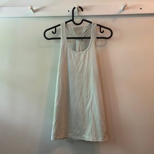 Calia mint green tank top with design on back in size xs